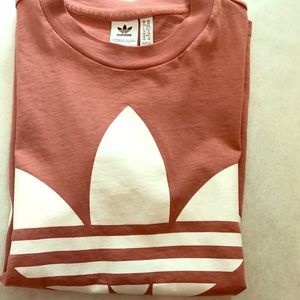 Adidas dark rose shirt size XS x-small NWOT
